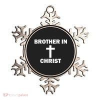 Brother In Christ Family Matching Ornament thumb 0