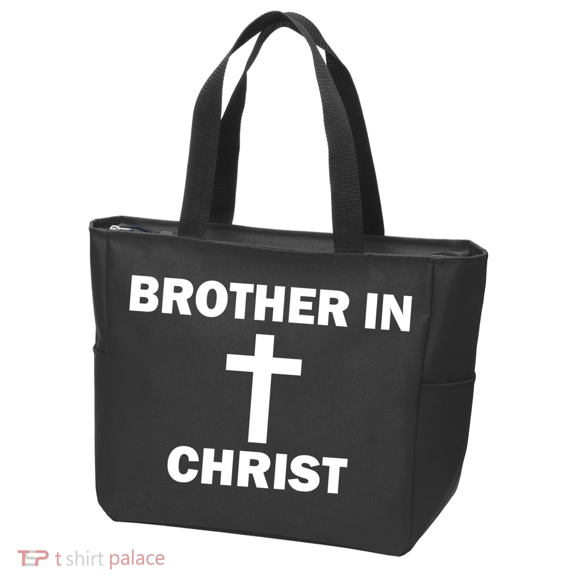 Brother In Christ Family Matching Tote Bag