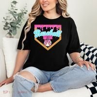 Baseball Ice Cream Drip Funny Sport Game Day Baseball Mom Comfort Colors T-Shirt thumb 2
