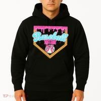 Baseball Ice Cream Drip Funny Sport Game Day Baseball Mom Hoodie thumb 2