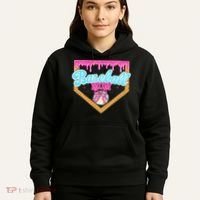 Baseball Ice Cream Drip Funny Sport Game Day Baseball Mom Hoodie thumb 5