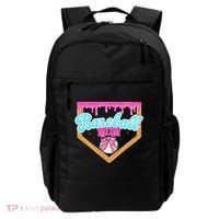 Baseball Ice Cream Drip Funny Sport Game Day Baseball Mom Backpack thumb 0