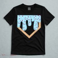 Baseball Ice Cream Dripping Baseball Home Plate Drip  T-Shirt thumb 5