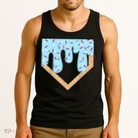Baseball Ice Cream Dripping Baseball Home Plate Drip  Tank Top thumb 3