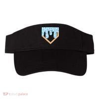 Baseball Ice Cream Dripping Baseball Home Plate Drip  Visor thumb 0