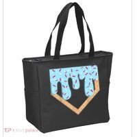 Baseball Ice Cream Dripping Baseball Home Plate Drip  Tote Bag thumb 2