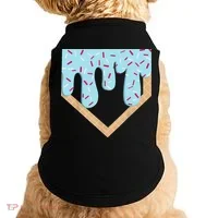 Baseball Ice Cream Dripping Drip Doggie Tank thumb 0