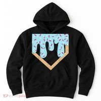 Baseball Ice Cream Dripping Drip Hoodie thumb 0