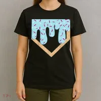 Baseball Ice Cream Dripping Drip T-Shirt thumb 4