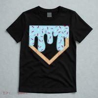Baseball Ice Cream Dripping Drip T-Shirt thumb 5