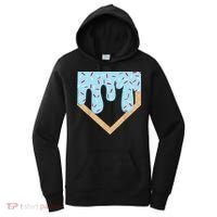 Baseball Ice Cream Dripping Drip Women's Hoodie thumb 0