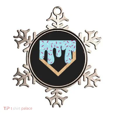 Baseball Ice Cream Dripping Drip Ornament