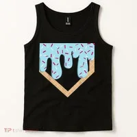 Baseball Ice Cream Dripping Drip Tank Top thumb 2