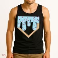 Baseball Ice Cream Dripping Drip Tank Top thumb 3