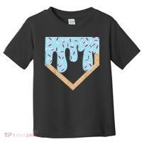 Baseball Ice Cream Dripping Drip Toddler T-Shirt thumb 0
