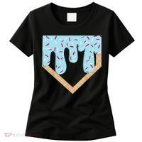 Baseball Ice Cream Dripping Drip Women's T-Shirt thumb 0