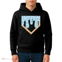 Baseball Ice Cream Dripping Drip Kids Hoodie thumb 4