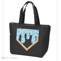 Baseball Ice Cream Dripping Drip Tote Bag thumb 3