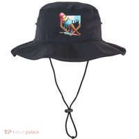 Baseball Ice Cream Dripping Baseball Home Plate Drip Bucket Hat thumb 0
