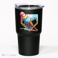Baseball Ice Cream Dripping Baseball Home Plate Drip Tumbler thumb 0