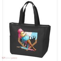 Baseball Ice Cream Dripping Baseball Home Plate Drip Tote Bag thumb 3