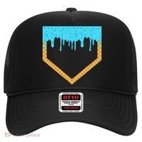 Baseball Ice Cream Dripping Baseball Home Plate Drip Hat thumb 0