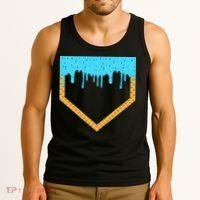 Baseball Ice Cream Dripping Baseball Home Plate Drip Tank Top thumb 3