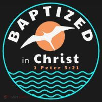 Baptized In Christ Christian Adult Baptism Doggie Tank thumb 4