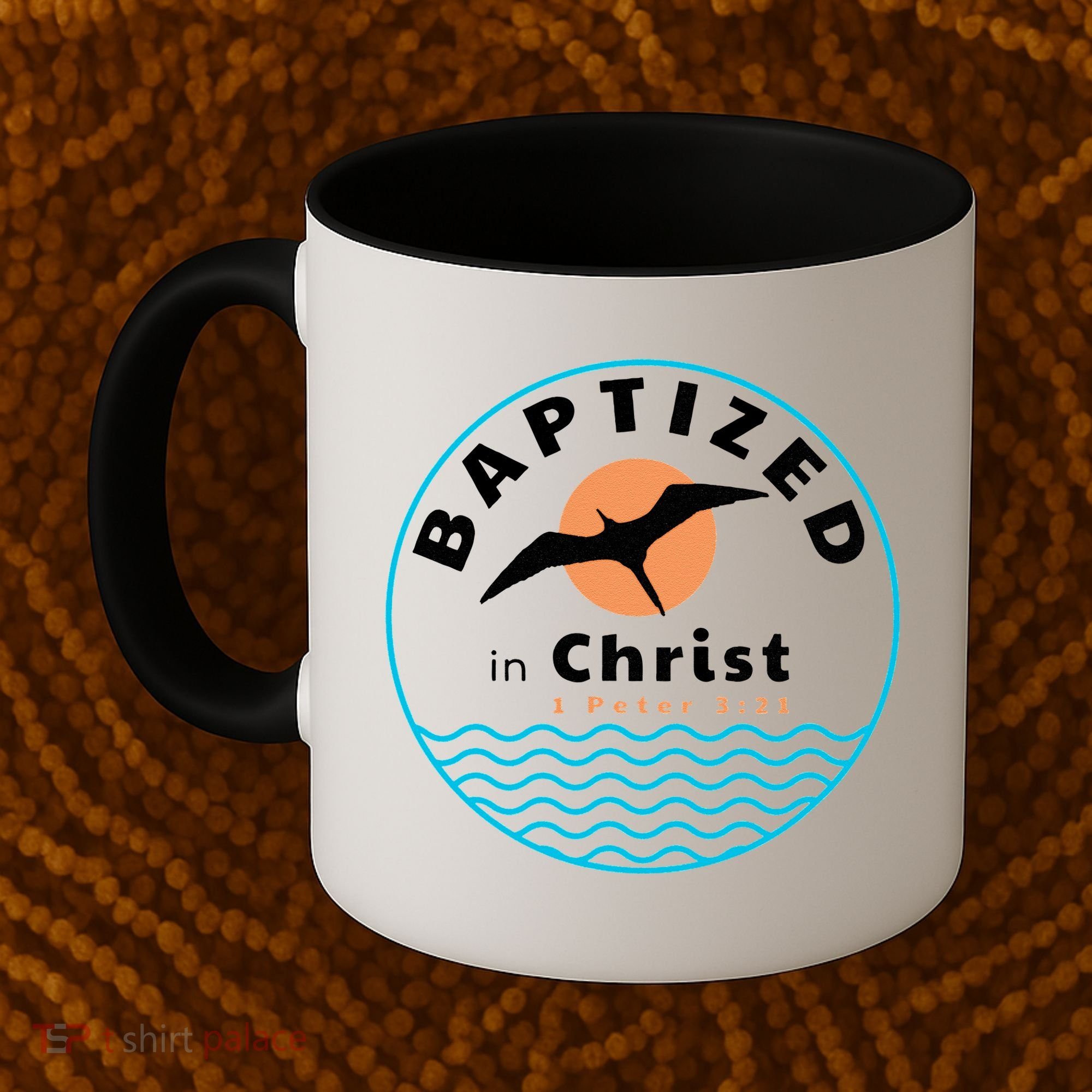 Baptized In Christ Christian Adult Baptism Coffee Mug