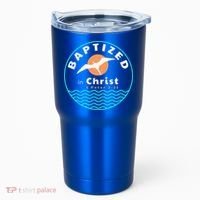 Baptized In Christ Christian Adult Baptism Tumbler thumb 0