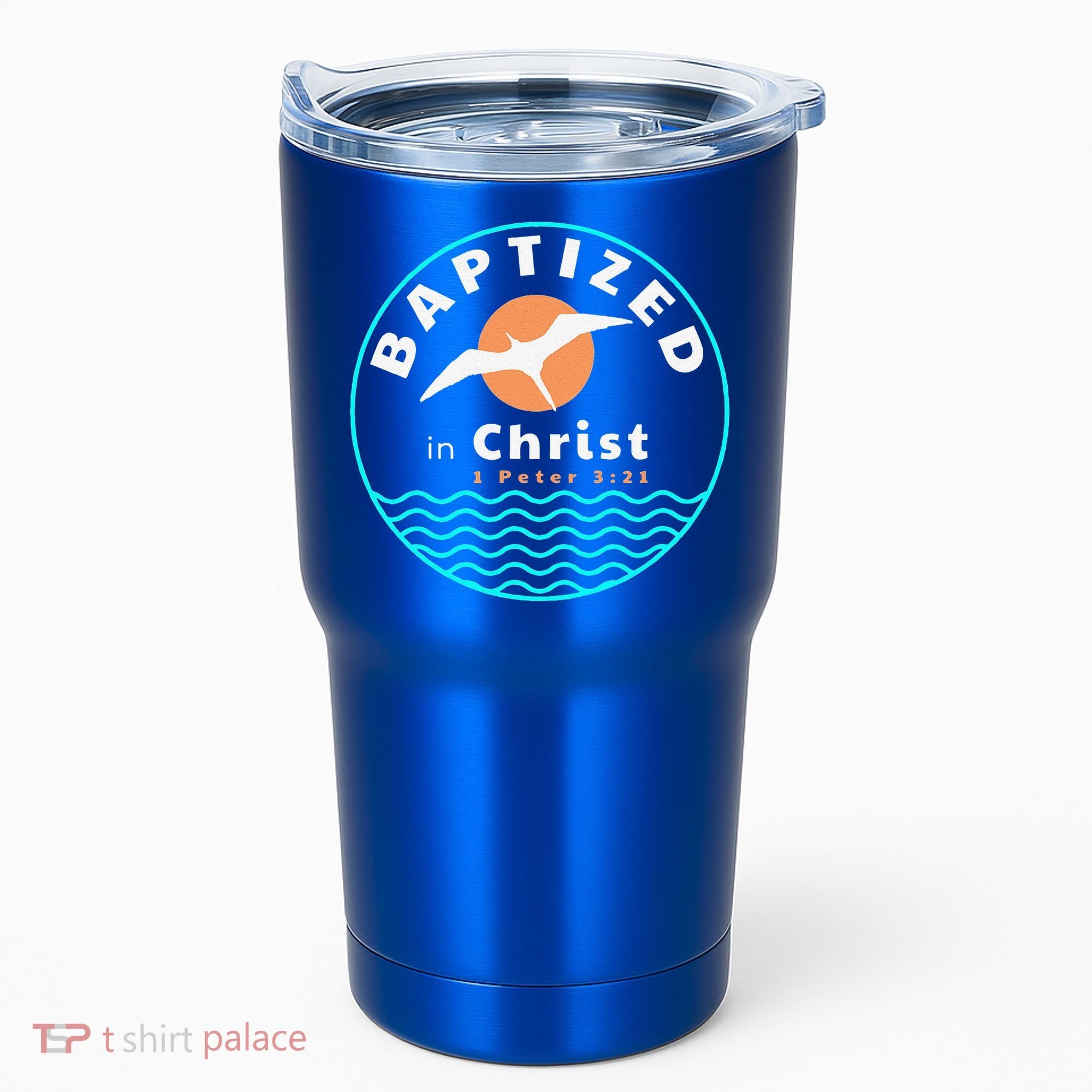 Baptized In Christ Christian Adult Baptism Tumbler