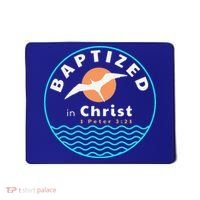 Baptized In Christ Christian Adult Baptism Mousepad thumb 0