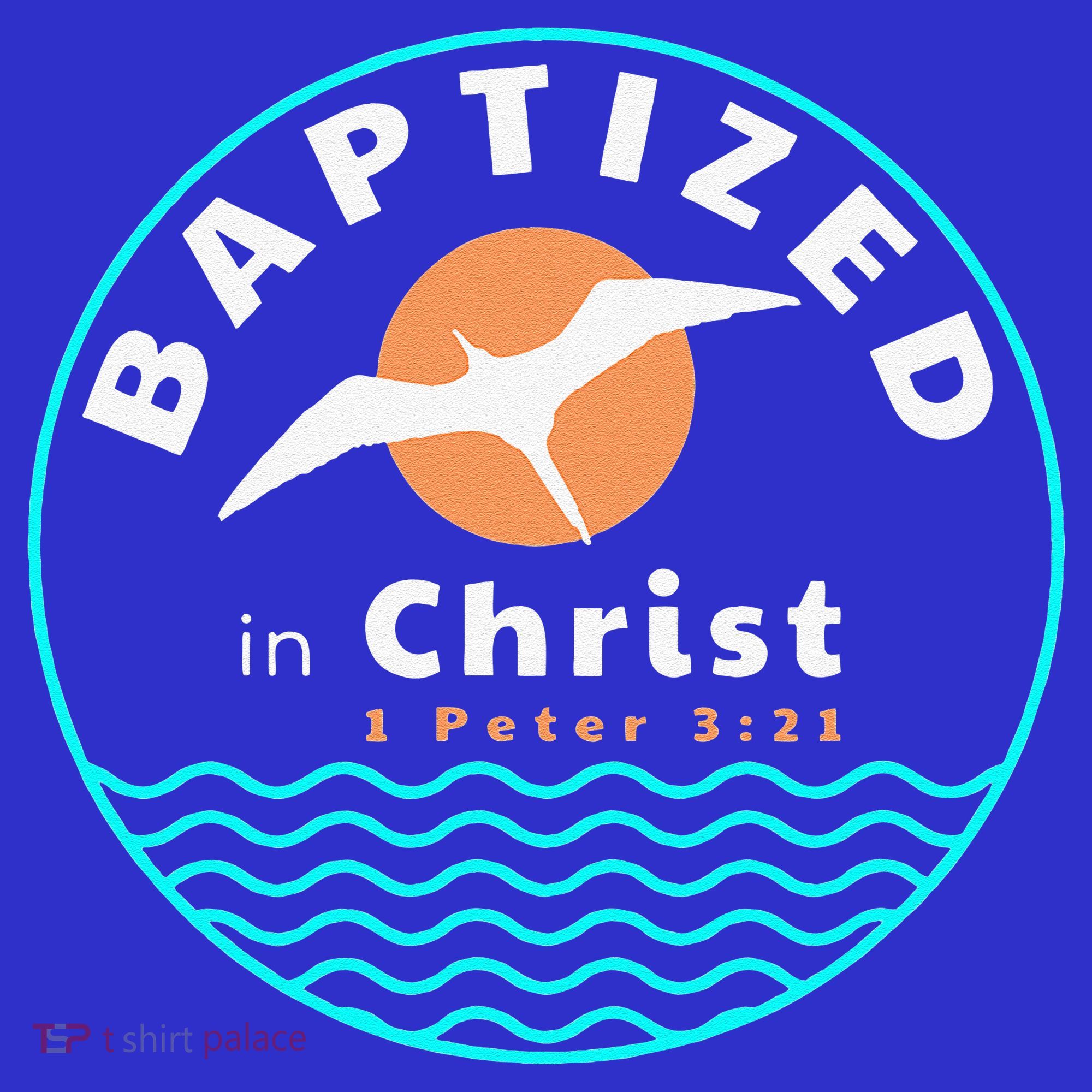Baptized In Christ Christian Adult Baptism Baby Bodysuit