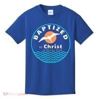Baptized In Christ Christian Adult Baptism Kids T-Shirt thumb 0