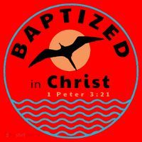 Baptized In Christ Christian Adult Baptism Santa Hat thumb 1