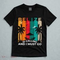 Belize Is Calling And I Must Go Vintage Summer Vibes Beach T-Shirt thumb 5