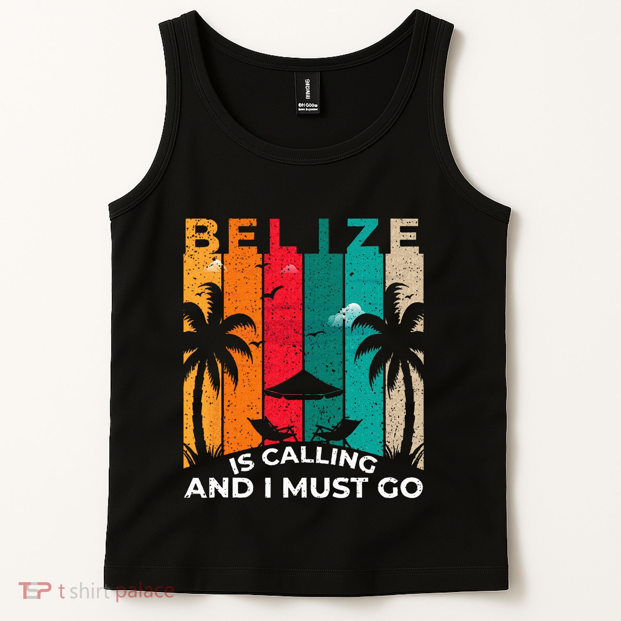 Belize Is Calling And I Must Go Vintage Summer Vibes Beach Tank Top