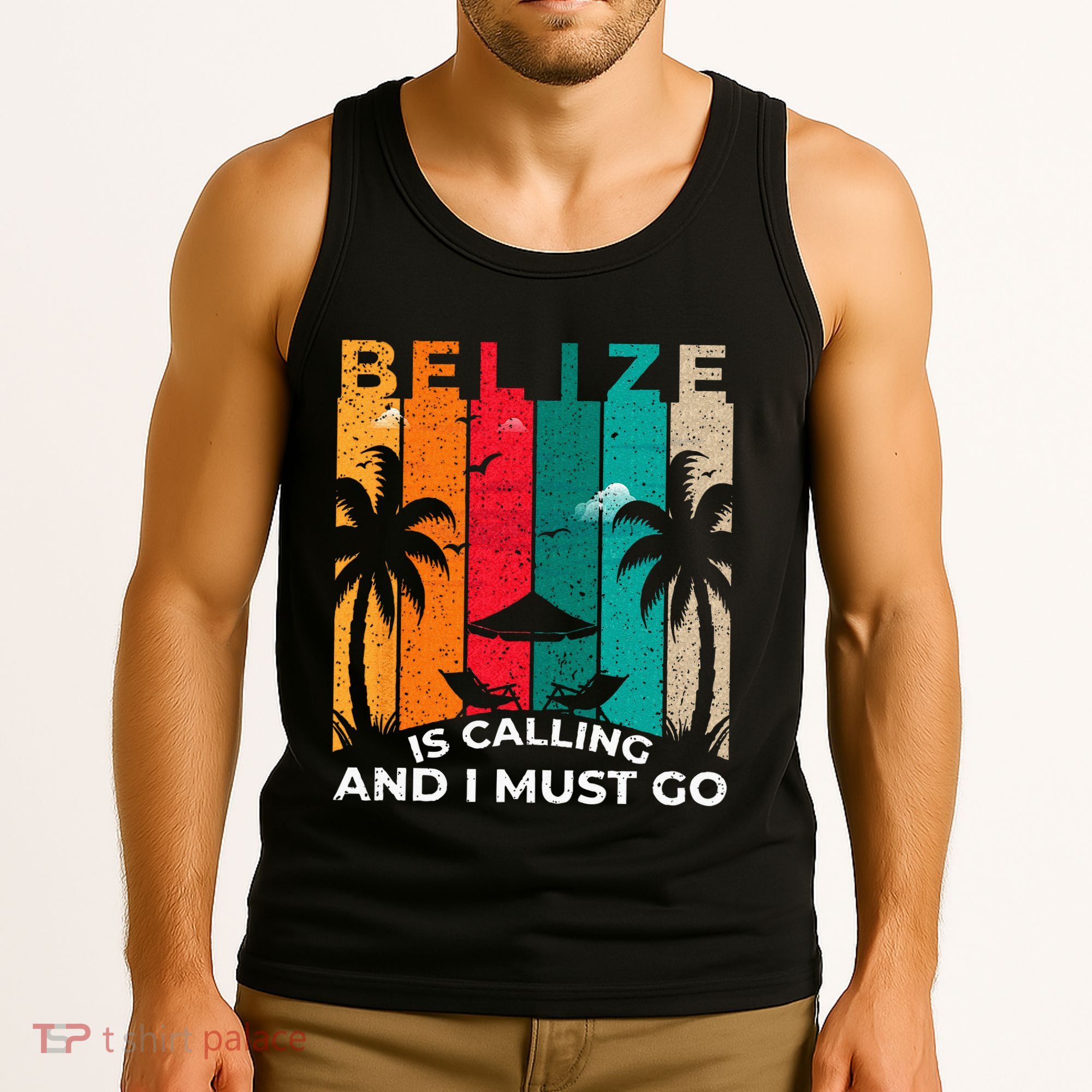 Belize Is Calling And I Must Go Vintage Summer Vibes Beach Tank Top