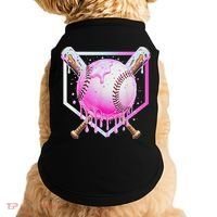 Baseball Ice Cream Home Plate Baseball Lover Doggie Tank thumb 0