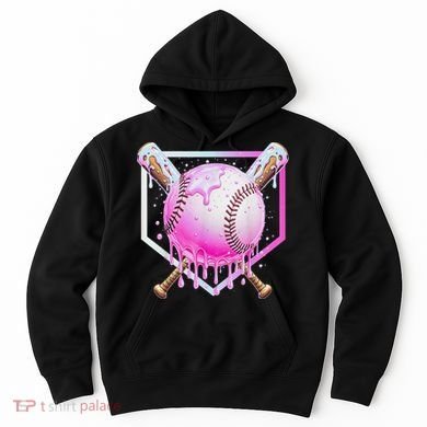Baseball Ice Cream Home Plate Baseball Lover Hoodie