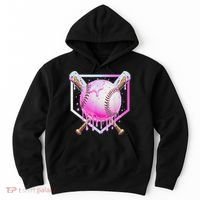 Baseball Ice Cream Home Plate Baseball Lover Hoodie thumb 0