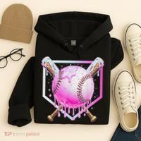 Baseball Ice Cream Home Plate Baseball Lover Hoodie thumb 4
