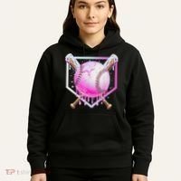 Baseball Ice Cream Home Plate Baseball Lover Hoodie thumb 5