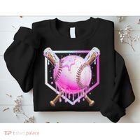 Baseball Ice Cream Home Plate Baseball Lover Sweatshirt thumb 2