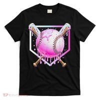 Baseball Ice Cream Home Plate Baseball Lover T-Shirt thumb 0