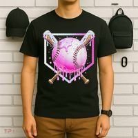 Baseball Ice Cream Home Plate Baseball Lover T-Shirt thumb 6