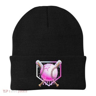 Baseball Ice Cream Home Plate Baseball Lover Beanie