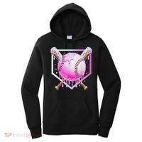 Baseball Ice Cream Home Plate Baseball Lover Women's Hoodie thumb 0