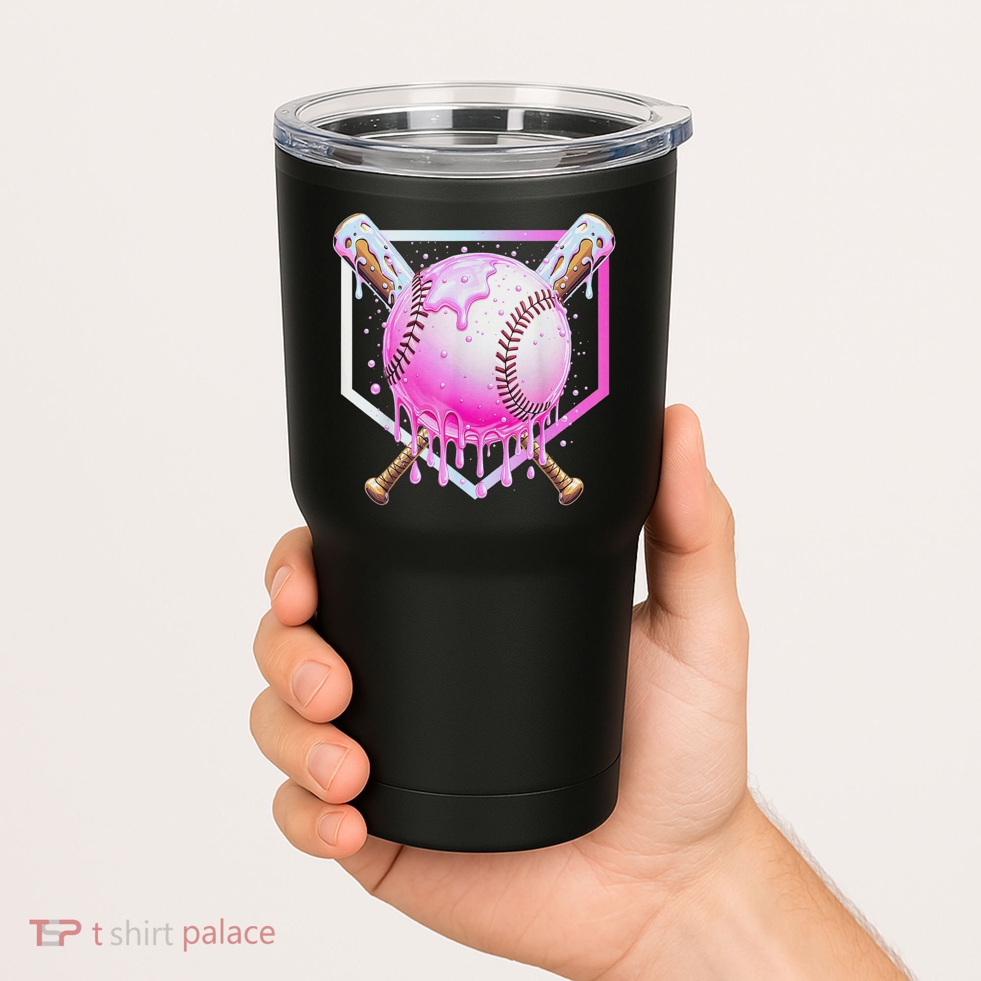 Baseball Ice Cream Home Plate Baseball Lover Tumbler
