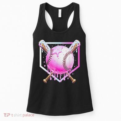 Baseball Ice Cream Home Plate Baseball Lover Women's Tank Top